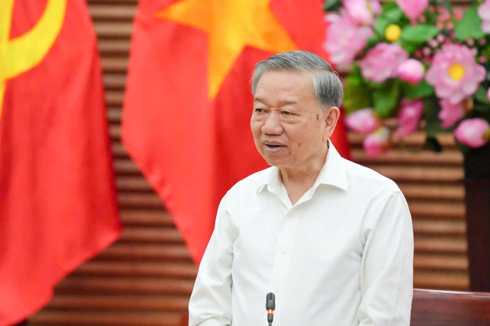 Tổng Bí thư Tô Lâm làm việc với Ban Thường vụ Tỉnh ủy Nghệ An - ảnh 1