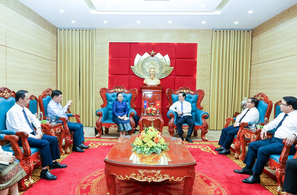 Nghệ An tăng cường hợp tác với các địa phương CHDCND Lào - ảnh 1