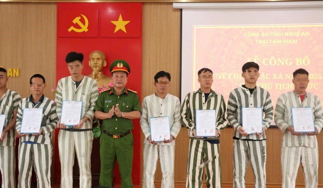 30 phạm nhân được đặc xá dịp Quốc khánh 2.9 - ảnh 1