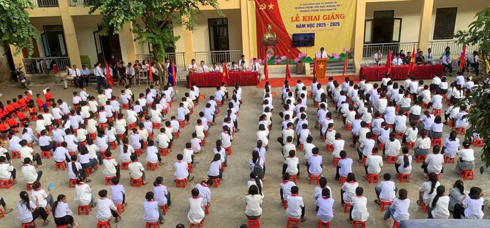 Hơn 945.000 học sinh hân hoan chào đón năm học mới - ảnh 1