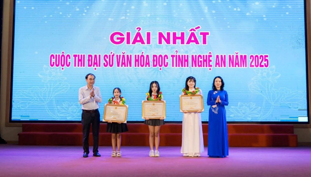 Lan tỏa văn hóa đọc từ gần 165.000 bài dự thi tại Nghệ An - ảnh 3