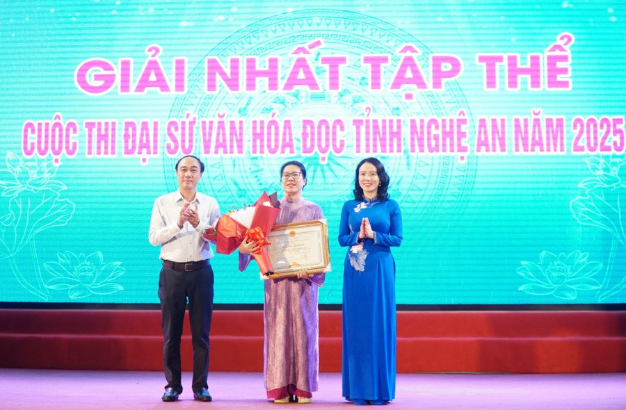 Lan tỏa văn hóa đọc từ gần 165.000 bài dự thi tại Nghệ An - ảnh 4
