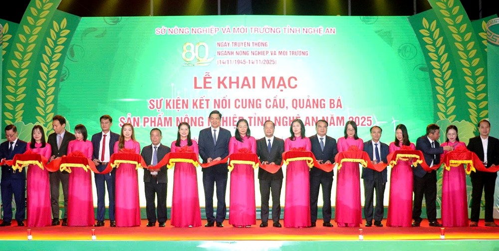Thúc đẩy kết nối cung cầu sản phẩm nông nghiệp Nghệ An 2025 - ảnh 1