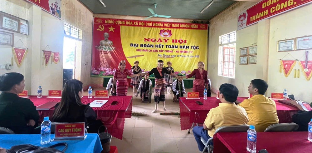 Rộn ràng Ngày hội Đại đoàn kết toàn dân tộc ở bản Xốp Phong - ảnh 9