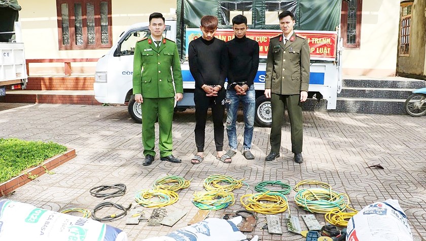 Triệt phá nhóm trộm cáp viễn thông liên tỉnh gây thiệt hại gần 1 tỉ đồng - ảnh 1