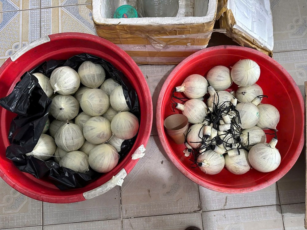 Triệt phá đường dây sản xuất, buôn bán hơn 3 tấn thuốc pháo - ảnh 1