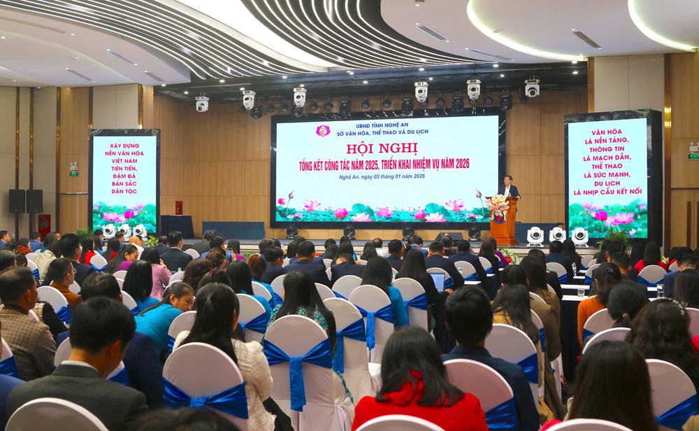 Ngành VHTTDL Nghệ An quyết tâm đổi mới, tạo bứt phá trong năm 2026 - ảnh 1