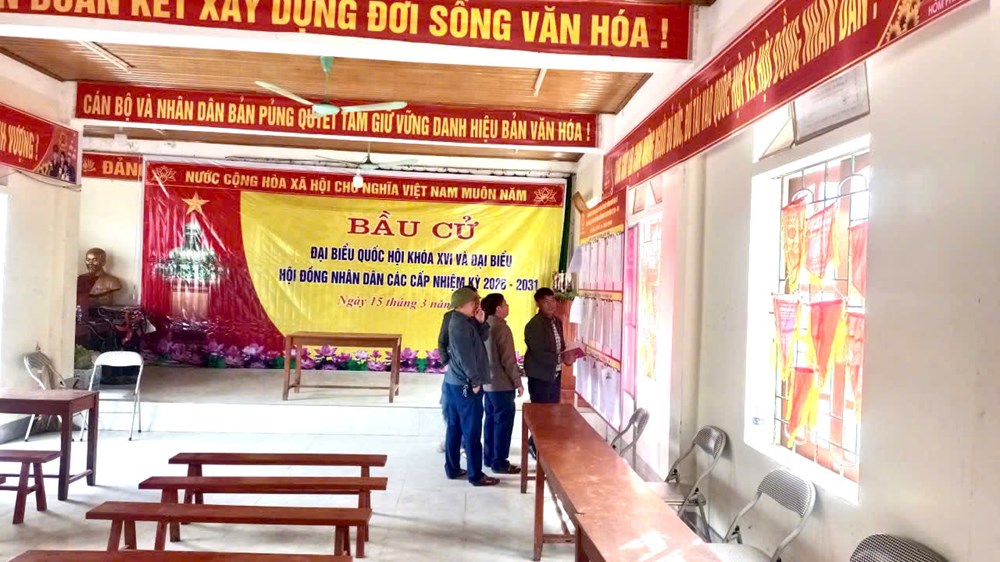 Nghệ An thiết lập khu vực bảo vệ tạm thời tại hơn 3.100 điểm bỏ phiếu - ảnh 1