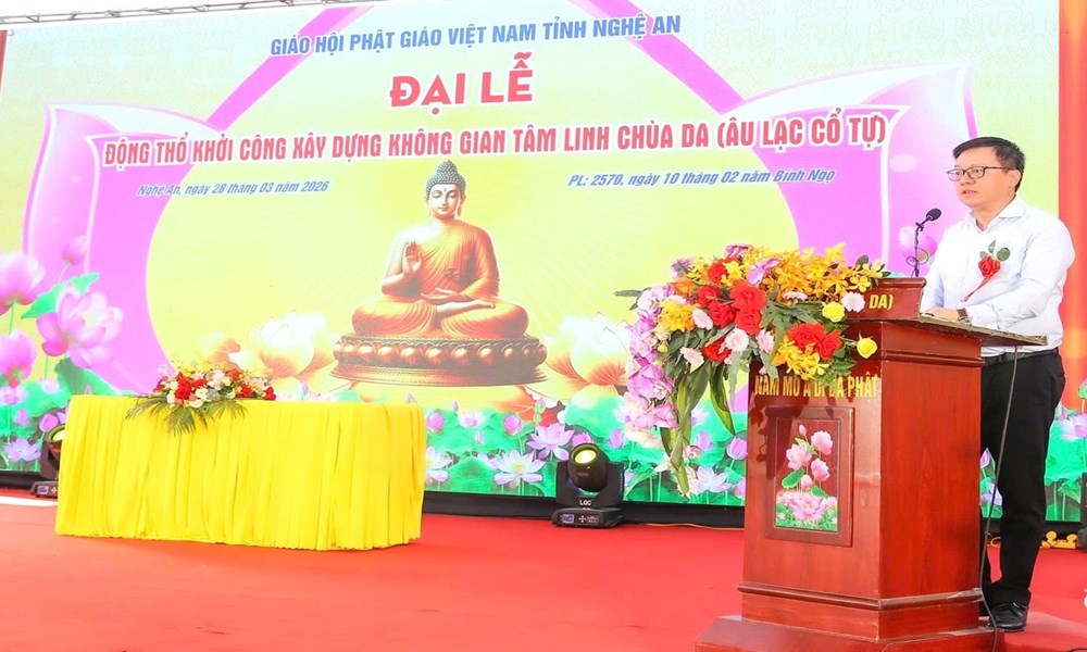 Khởi công không gian tưởng niệm nhà báo liệt sĩ tại chùa Da - ảnh 2