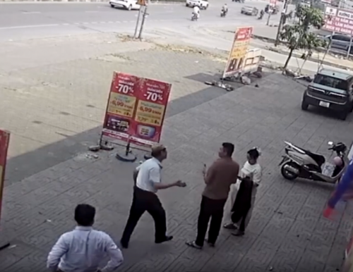 Công an vào cuộc vụ tài xế taxi dùng gạch tấn công khách - ảnh 1