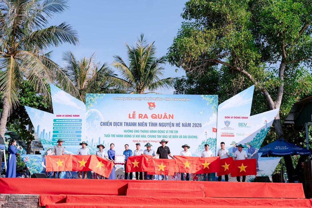 Tuổi trẻ Nghệ An ra quân Chiến dịch Thanh niên tình nguyện Hè 2026 - ảnh 3
