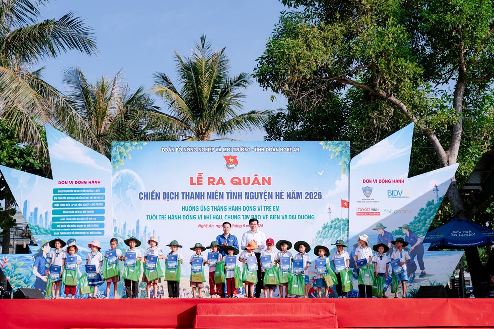 Tuổi trẻ Nghệ An ra quân Chiến dịch Thanh niên tình nguyện Hè 2026 - ảnh 2