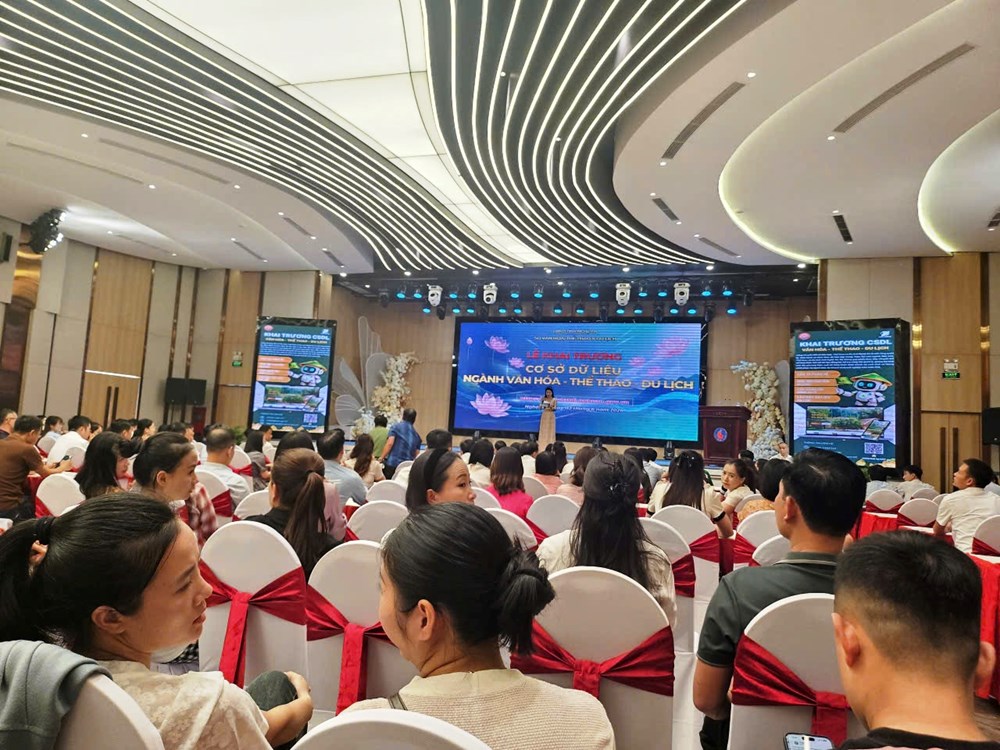Khai trương Cổng Cơ sở dữ liệu ngành Văn hóa, Thể thao và Du lịch - ảnh 1