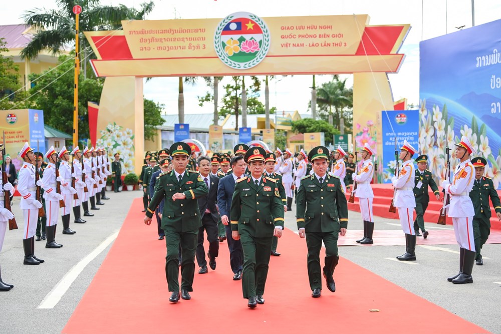 Giao lưu hữu nghị quốc phòng biên giới Việt Nam – Lào lần thứ 3 - ảnh 1