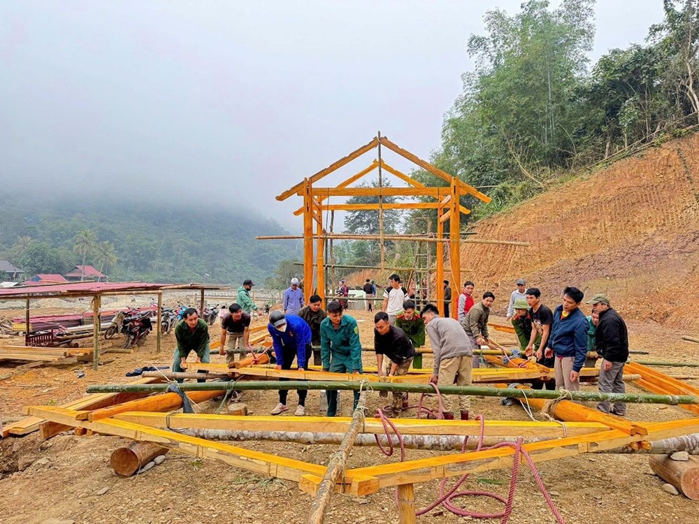 Nghệ An đẩy nhanh xây dựng các khu tái định cư trước mùa mưa bão - ảnh 3