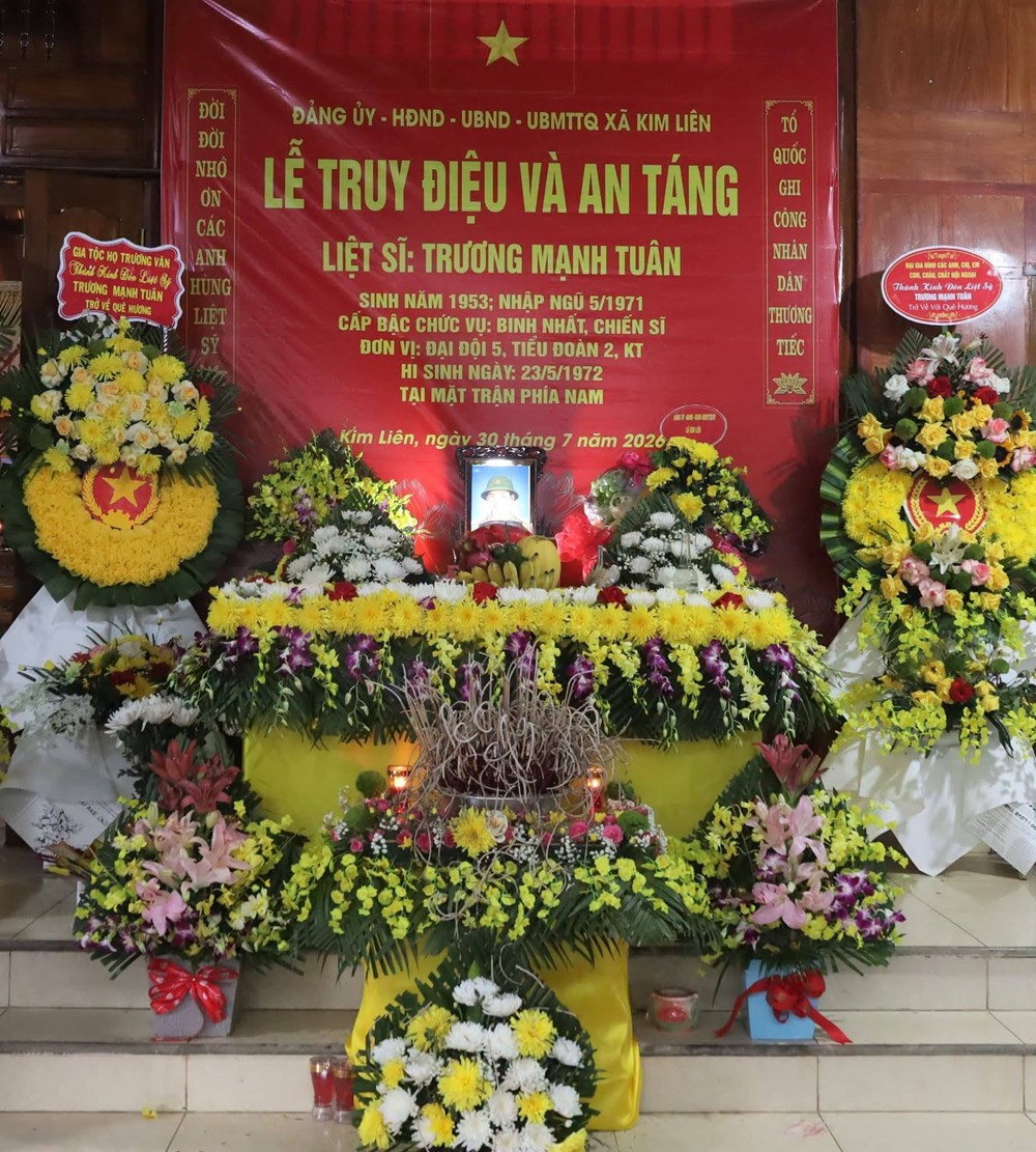 Trở về với đất mẹ của liệt sĩ sau 54 năm nằm lại chiến trường - ảnh 3
