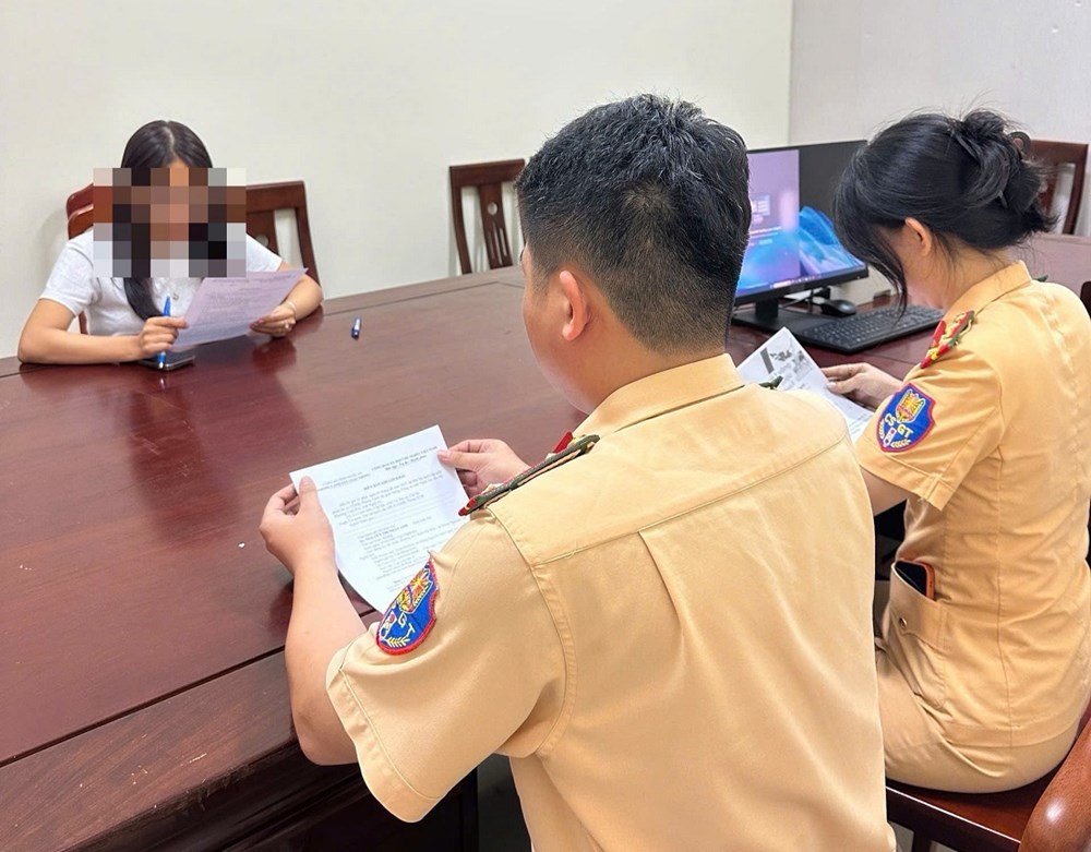 Nữ tài xế bị phạt gần 14 triệu đồng vì xuyên tạc hoạt động thi sát hạch lái xe - ảnh 1