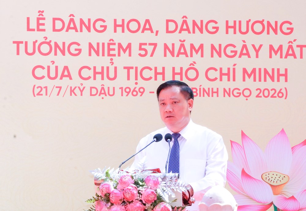 Trang trọng lễ giỗ Chủ tịch Hồ Chí Minh lần thứ 57 tại Nghệ An - ảnh 2