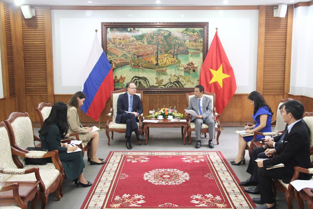 Thứ trưởng Hoàng Đạo Cương tiếp Đại sứ Nga tại Việt Nam - ảnh 2