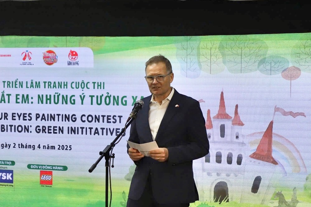 Trao giải cuộc thi vẽ tranh “Đan Mạch trong mắt em” - ảnh 1
