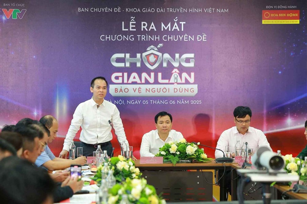 VTV ra mắt chương trình truyền hình “Chống gian lận – Bảo vệ người dùng” - ảnh 1