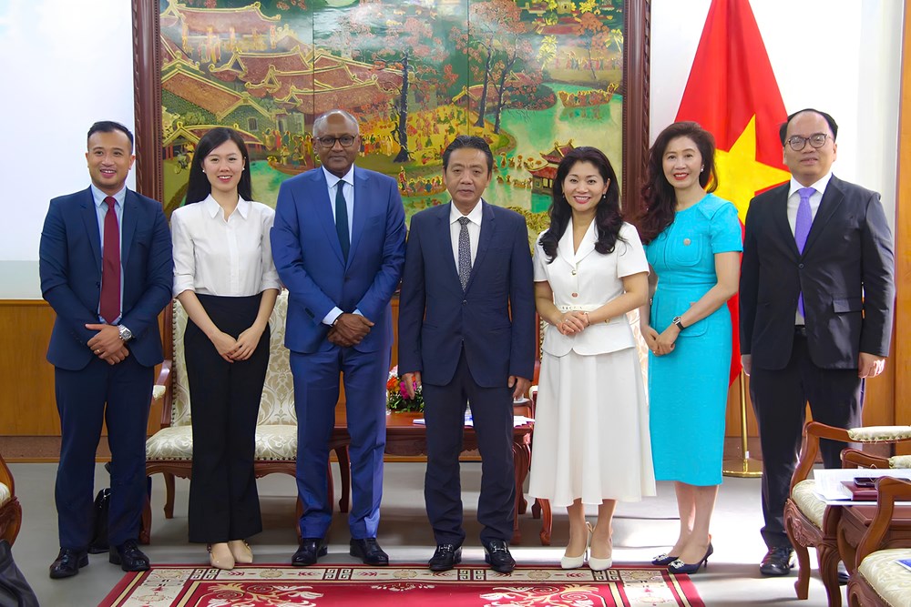 Thứ trưởng Hoàng Đạo Cương tiếp ứng cử viên Tổng Giám đốc UNESCO Firmin Edouard Matoko - ảnh 4