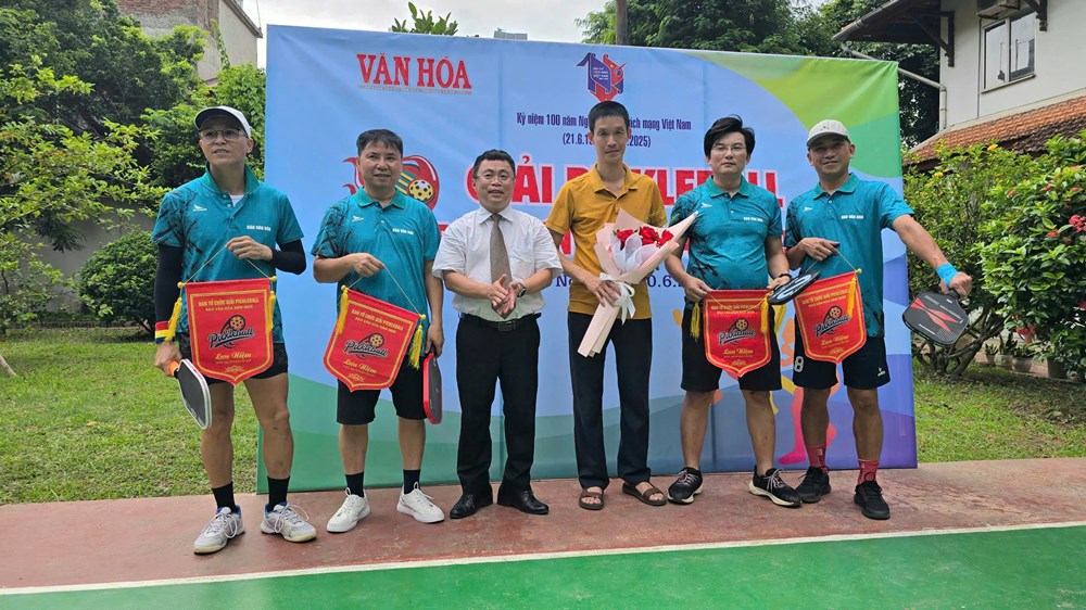 Sôi động Giải Pickleball Báo Văn Hóa năm 2025 - ảnh 2