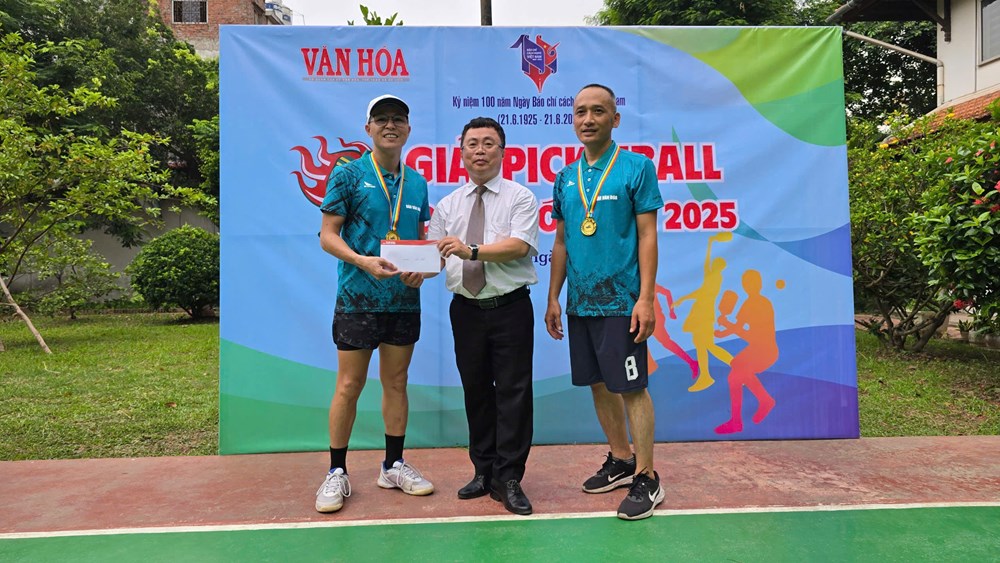 Sôi động Giải Pickleball Báo Văn Hóa năm 2025 - ảnh 5