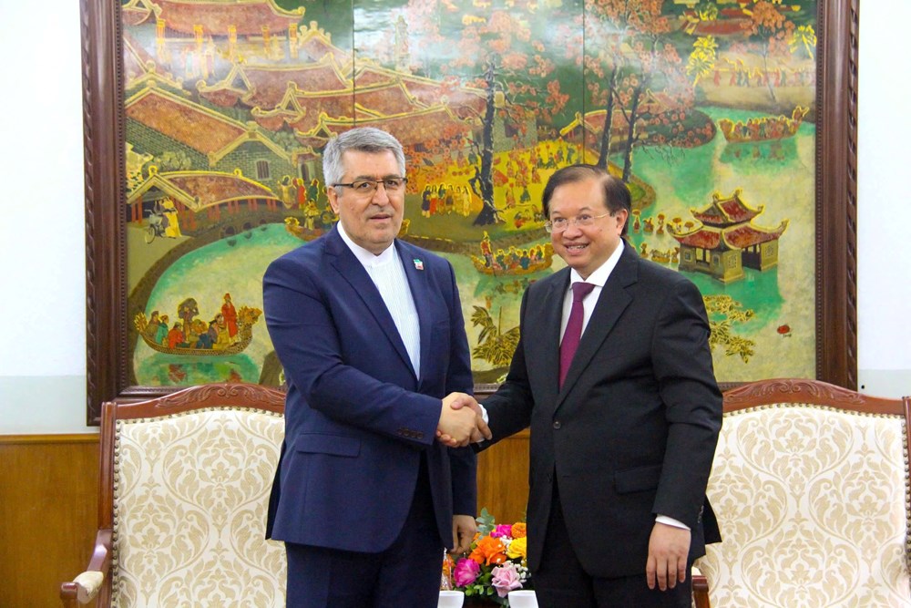 Thứ trưởng Tạ Quang Đông tiếp Đại sứ Iran đến chào từ biệt - ảnh 3