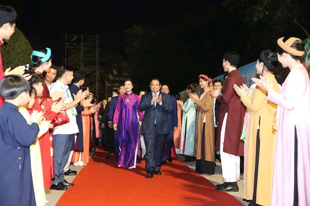 Thủ tướng Phạm Minh Chính dự khai mạc Lễ hội Văn hoá thế giới tại Hà Nội lần thứ nhất - ảnh 1