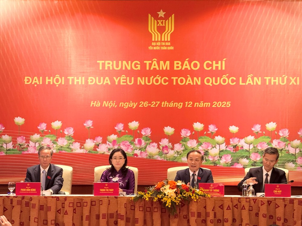 Họp báo công bố kết quả Đại hội Thi đua yêu nước toàn quốc lần thứ XI - ảnh 1