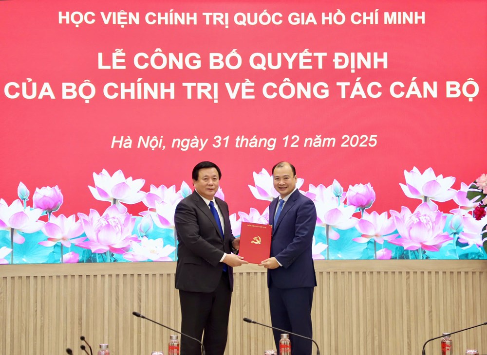 Thứ trưởng Thường trực Bộ VHTTDL Lê Hải Bình giữ chức Phó Giám đốc Học viện Chính trị quốc gia Hồ Chí Minh - ảnh 1
