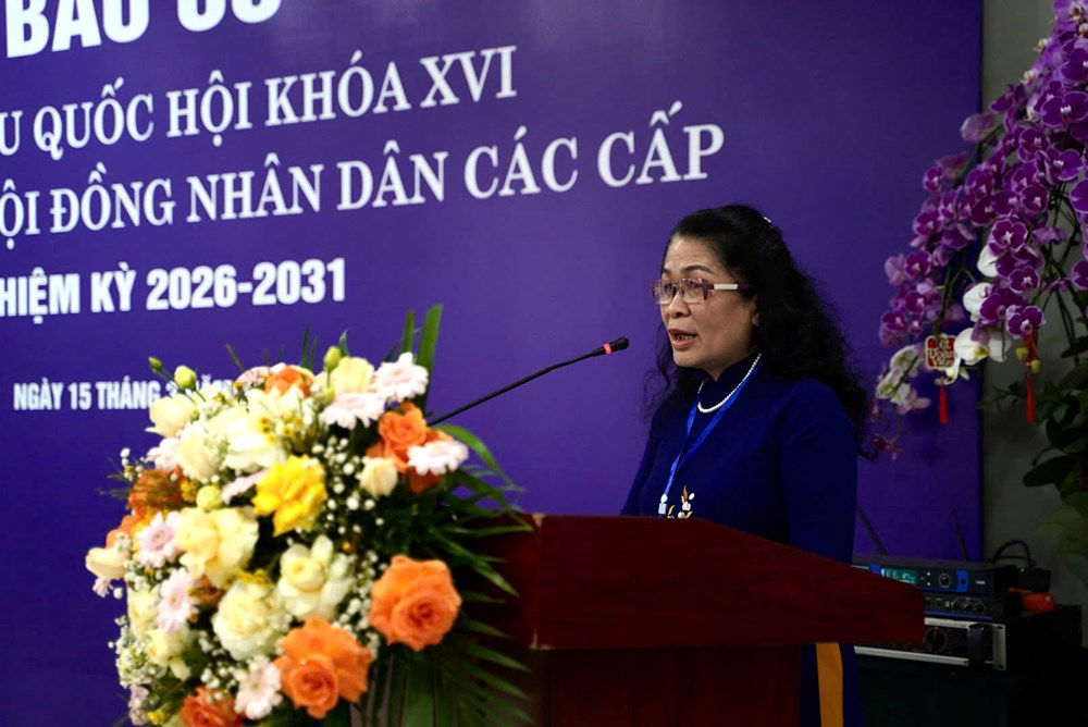 Bộ trưởng Nguyễn Văn Hùng bỏ phiếu tại khu vực số 7, phường Xuân Đỉnh - ảnh 3