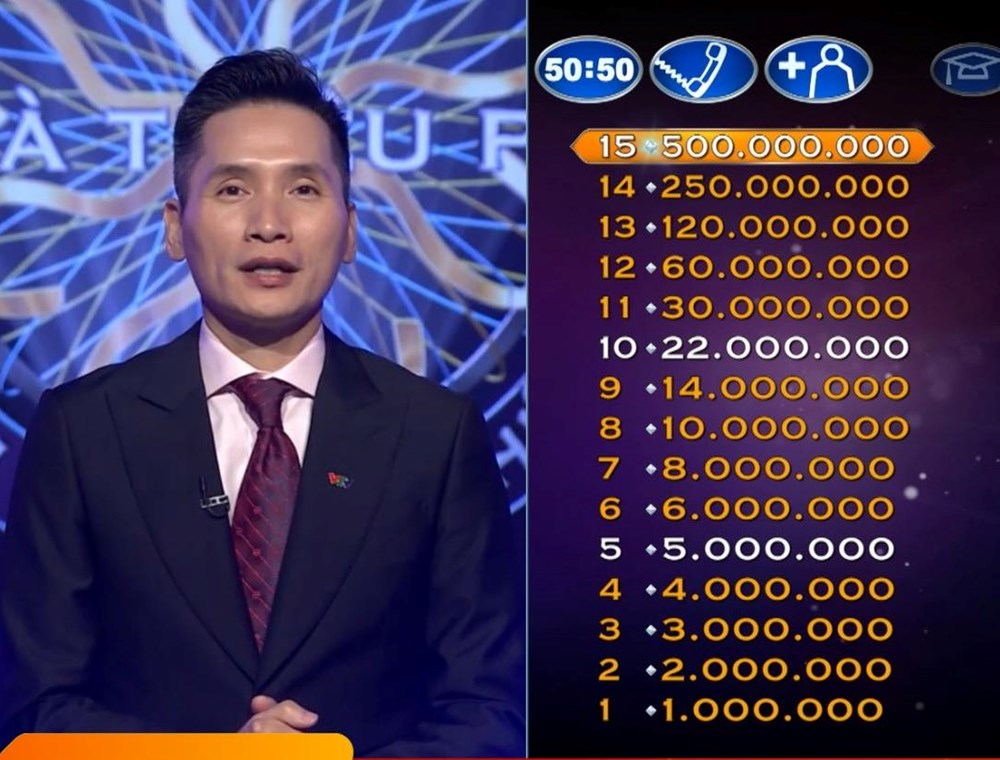“Ai là triệu phú” tăng mức tiền thưởng - ảnh 1