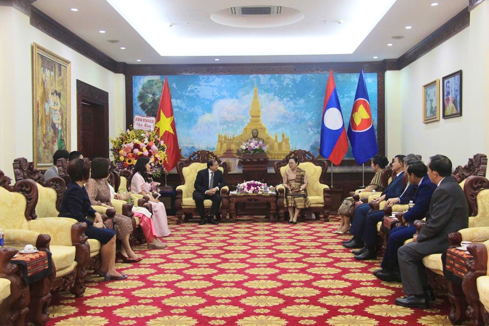 Thứ trưởng Tạ Quang Đông chúc Tết cổ truyền Bunpimay Lào năm Phật lịch 2569 - ảnh 3