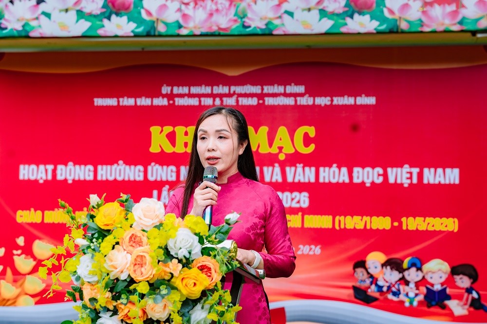 Phường Xuân Đỉnh: Lan tỏa tình yêu với văn hóa đọc trong học sinh - ảnh 2