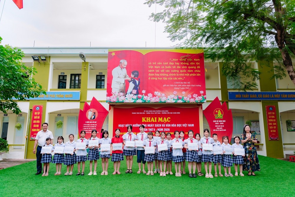 Phường Xuân Đỉnh: Lan tỏa tình yêu với văn hóa đọc trong học sinh - ảnh 5