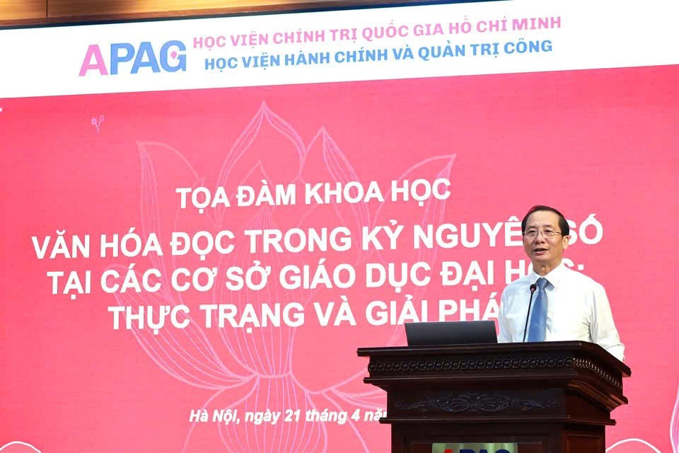 Văn hóa đọc trong kỷ nguyên số tại các cơ sở giáo dục đại học - ảnh 1