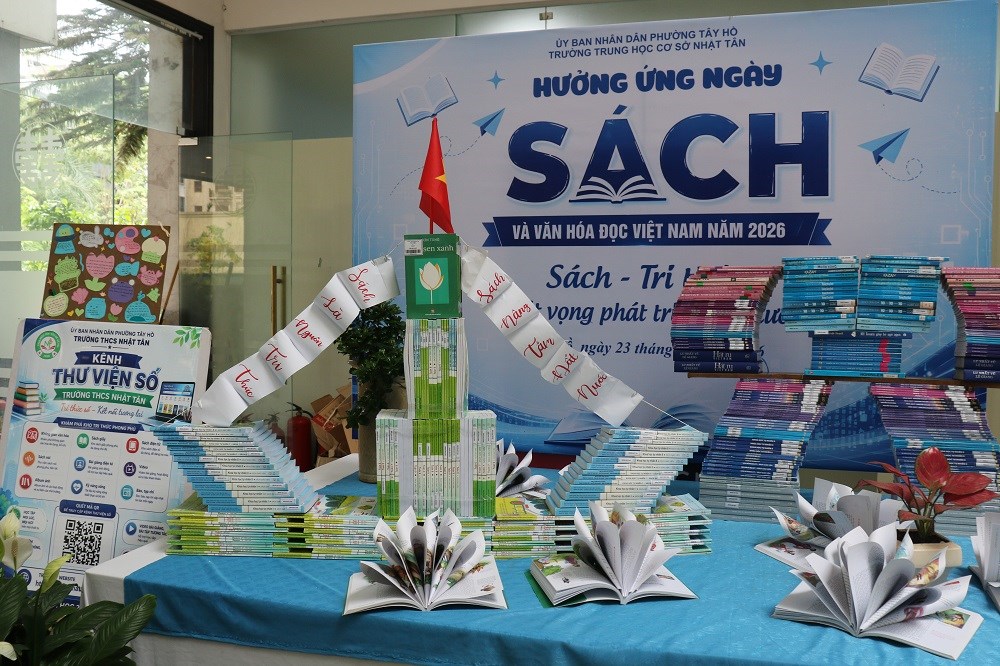 Lan tỏa văn hóa đọc trong nhà trường tại phường Tây Hồ - ảnh 5