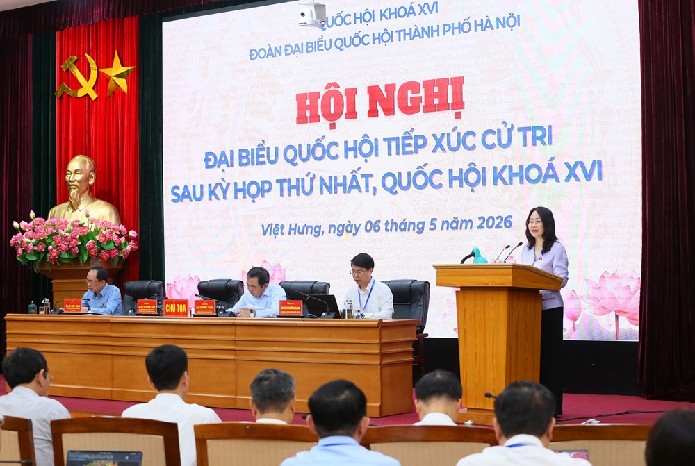 Bộ trưởng Lâm Thị Phương Thanh tiếp xúc cử tri tại TP. Hà Nội - ảnh 7