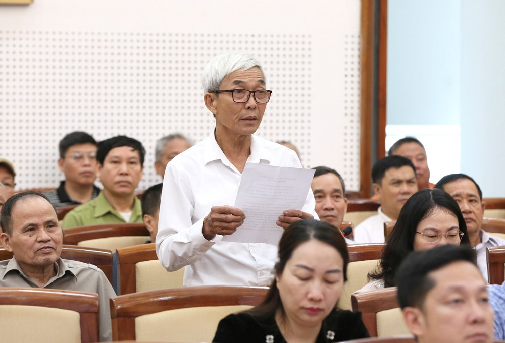 Bộ trưởng Lâm Thị Phương Thanh tiếp xúc cử tri tại TP. Hà Nội - ảnh 5