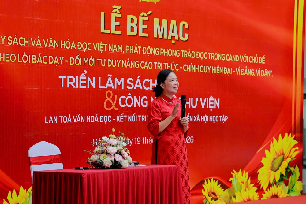 Công an nhân dân lan tỏa văn hóa đọc theo lời Bác dạy - ảnh 4