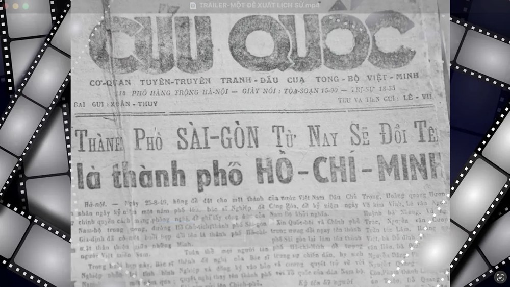 “Một đề xuất lịch sử”: Hé lộ câu chuyện về tên gọi thành phố Hồ Chí Minh - ảnh 1