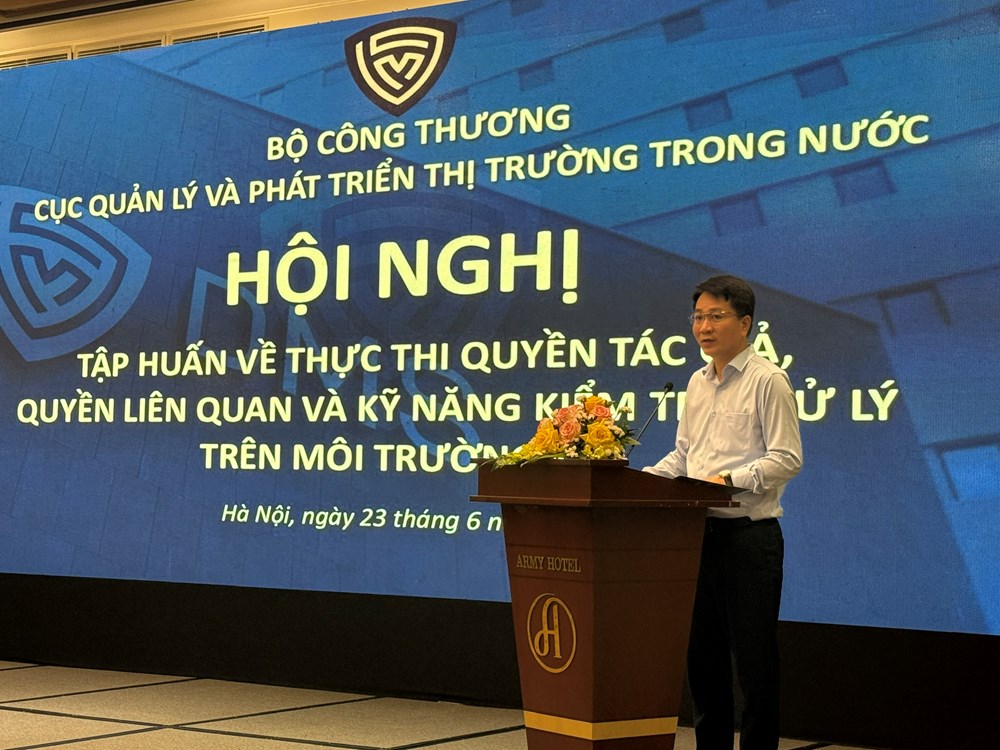 Nâng cao năng lực xử lý vi phạm bản quyền cho lực lượng quản lý thị trường - ảnh 1