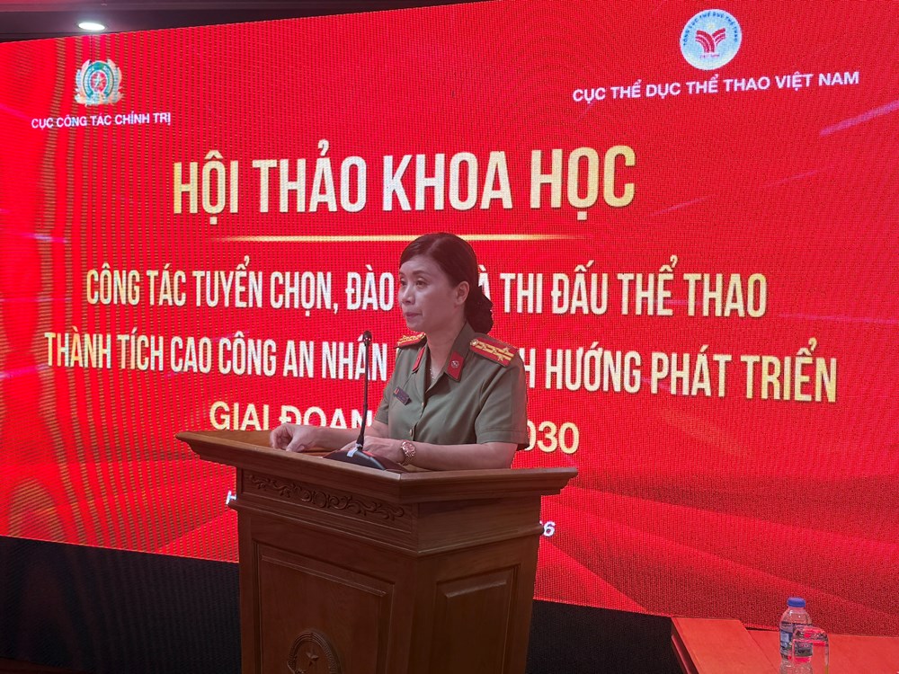 Nâng cao hiệu quả công tác tuyển chọn, đào tạo và thi đấu thể thao thành tích cao trong CAND - ảnh 1