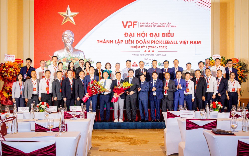 Ông Lê Văn Thành được bầu làm Chủ tịch Liên đoàn Pickleball Việt Nam - ảnh 6
