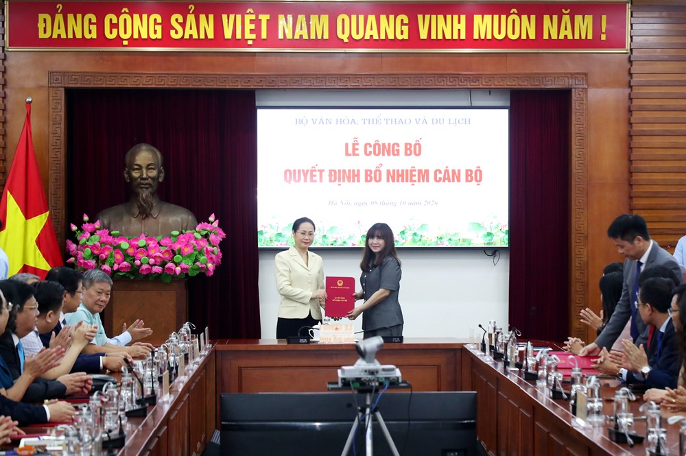 Bộ VHTTDL công bố các quyết định điều động, bổ nhiệm cán bộ - ảnh 4