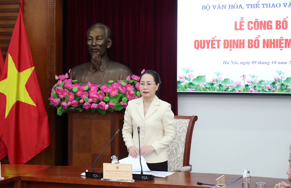 Bộ VHTTDL công bố các quyết định điều động, bổ nhiệm cán bộ - ảnh 1