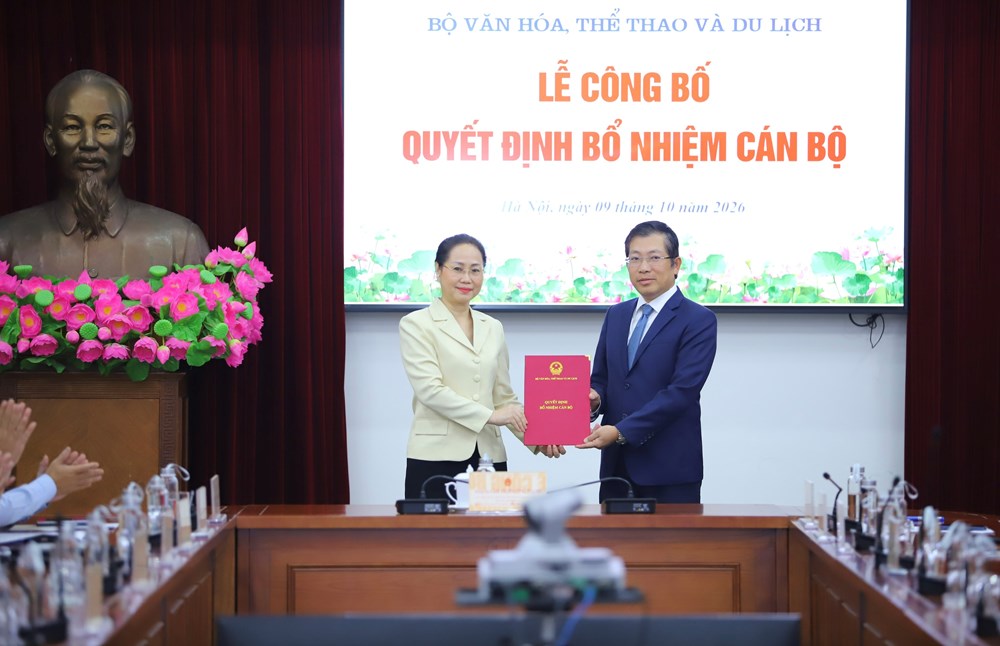 Bộ VHTTDL công bố các quyết định điều động, bổ nhiệm cán bộ - ảnh 3