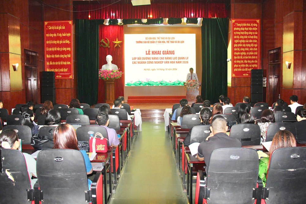 Nâng cao năng lực quản lý các ngành công nghiệp văn hóa cho đội ngũ cán bộ - ảnh 3